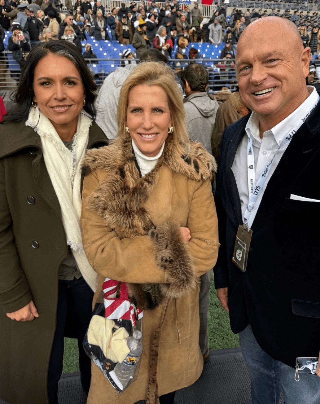 A Cold Day, a Packed Stadium, and a Moment Between Friends
